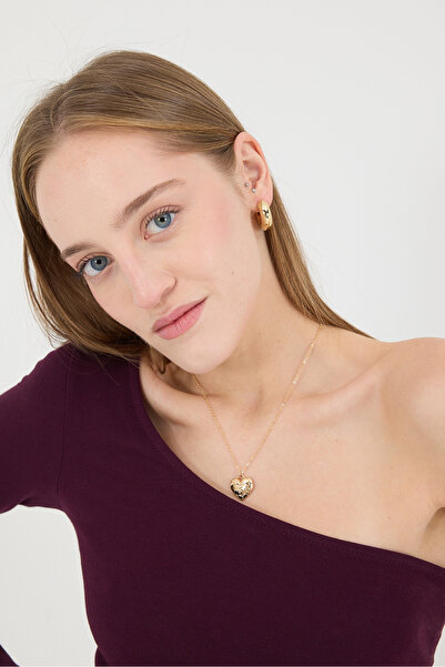 Addax Μακρυμάνικη μπλούζα με έναν ώμο B13784-F1