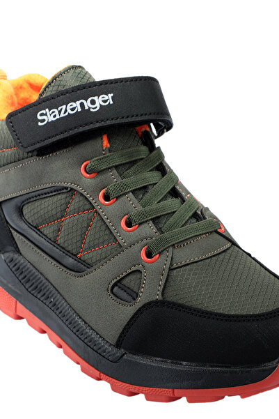 Slazenger KESHA Çocuk Cırt Cırtlı Haki / Siyah Bot