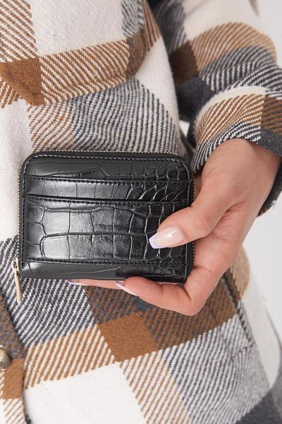 Addax Textured Zipper Closure Wallet Czdn83-F7