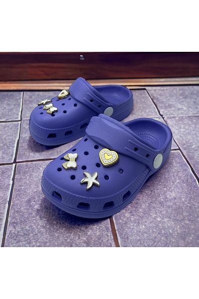 Hızlı Al Baby Girl Stone Sandals Slippers. Baby Girl Stone Cros Slippers.