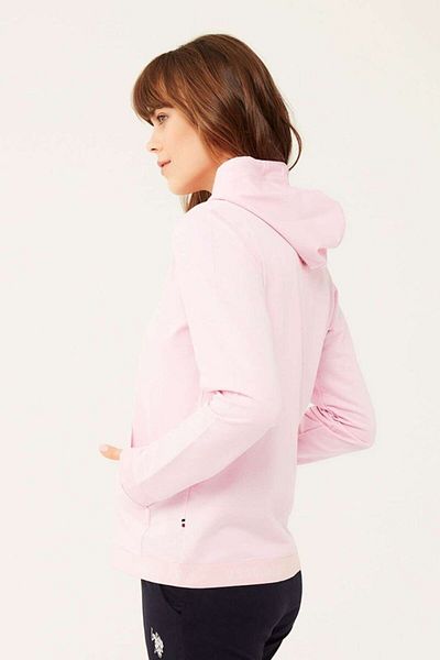 U.S. Polo Assn. U.S. Polo Assn. 16599 Women's Hooded Sweatshirt-pink