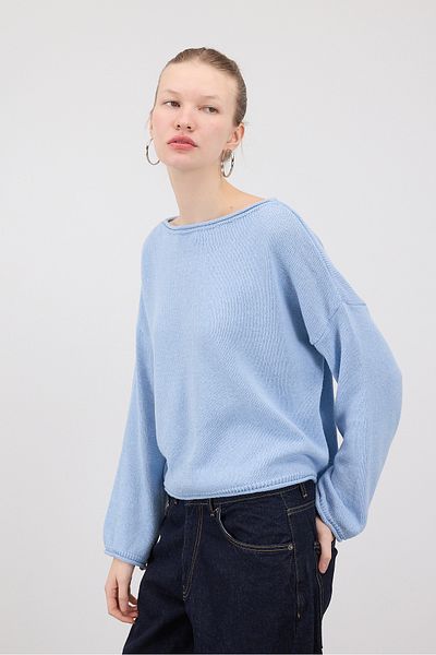 Addax Boat Neck Knitwear Sweater K10237-A5