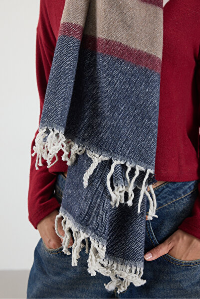 Addax Color Block Shawl Shawl2039-D2