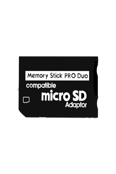 POPKONSOL Sony Psp Micro Sd Memory Stick Pro Duo Çevirici Adaptör Dönüştürücü...