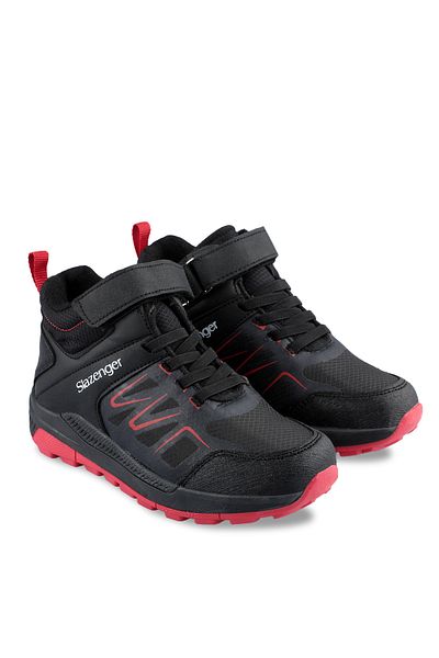 Slazenger Kenton I Unisex Παιδικές Μπότες Μαύρο / Κόκκινο
