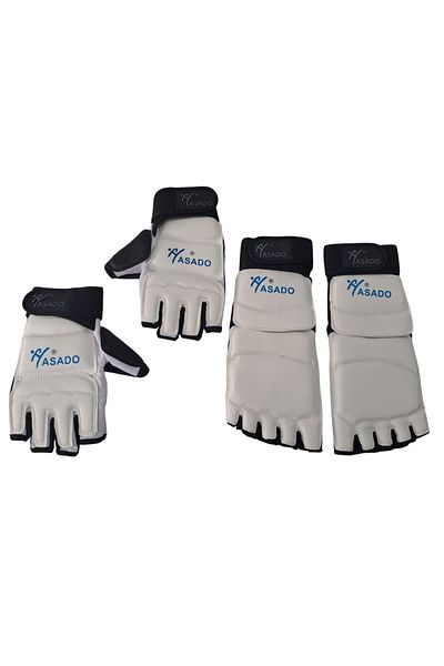 HAŞADO Hashado Taekwondo Foot Protection + Gloves Hand Top Protector Sparring
