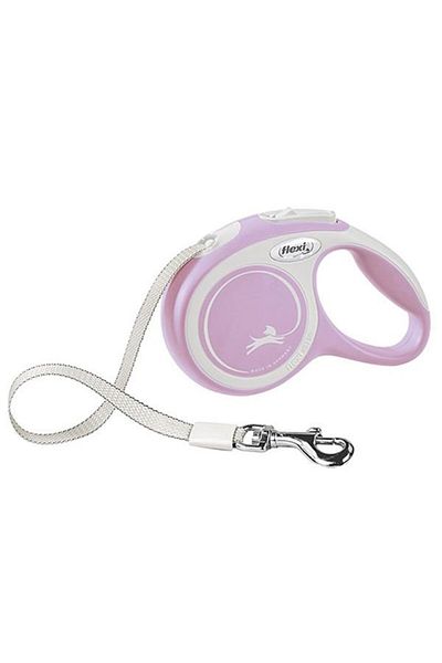 Flexi New Comfort Ribbon Automatic Dog Walking Leash Small Rose 5 Mt