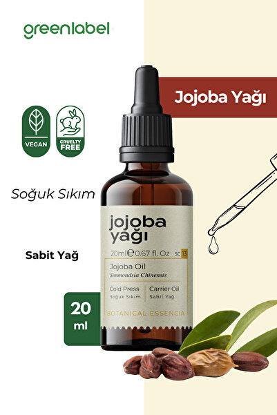Greenlabel Jojoba Yağı Soğuk Sıkım %100 Doğal Ve Saf 20ml