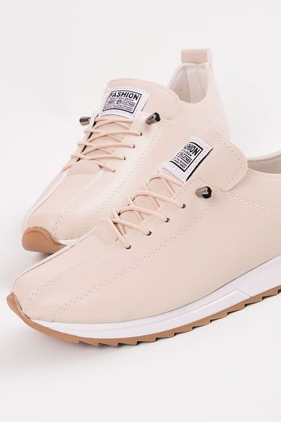 Lal Shoes & Bags Pantofi ocazional cu dantelă din latex Celosia pentru femei-crem