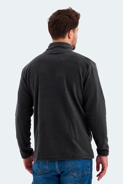 Slazenger Safrano I Ανδρικό Fleece Σκούρο Γκρι