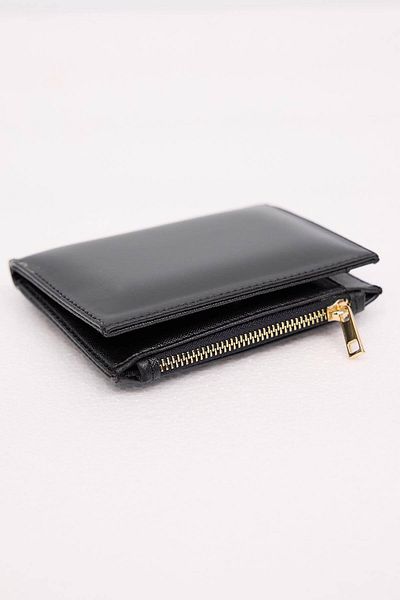 Addax Zippered Snap Closure Wallet CZDN119