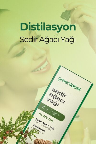 Greenlabel Cedar Tree Oil 100% Natural and Pure 10ml