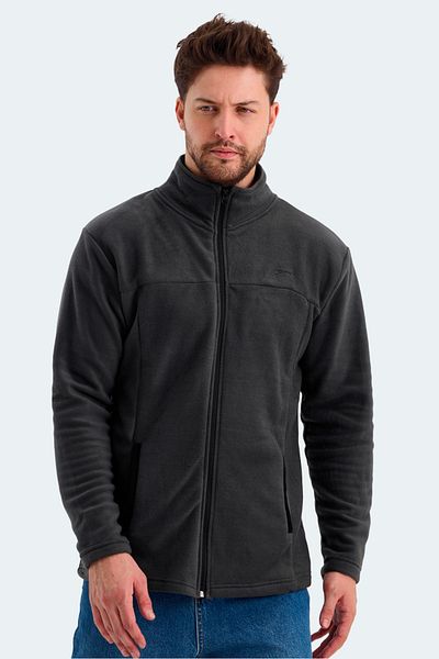 Slazenger Safrano I Ανδρικό Fleece Σκούρο Γκρι