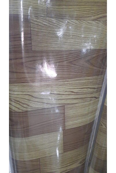 VİZYON Düz Kahverengi Desenli Muşamba 150 Cm X 100 Cm 0,5 Mm Zemin Kaplama Yer Döşeme
