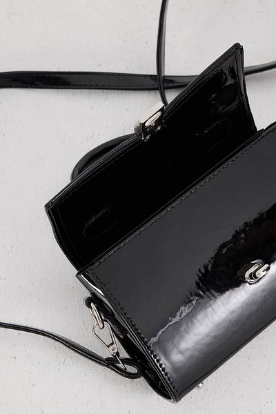 Addax Patent Leather Mini Hand and Shoulder Bag - Ç2110-g8