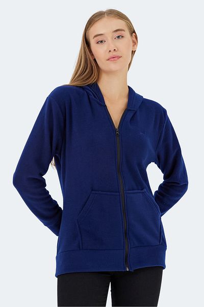 Slazenger Hanorac pentru damă Sofal I, din fleece, bleumarin