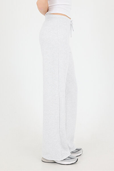 Addax Beli Lastikli Wide Leg Eşofman Eşf10308-p10