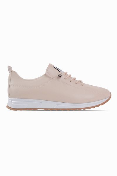 Lal Shoes & Bags Pantofi ocazional cu dantelă din latex Celosia pentru femei-crem