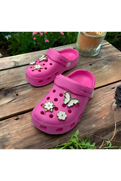 Hızlı Al Baby Girl Stone Sandals Slippers. Baby Girl Stone Cros Slippers.