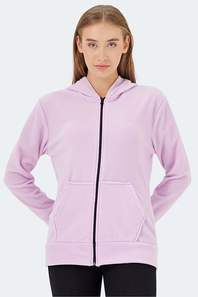 Slazenger Sofal I Дамски поларен суичър Люляк