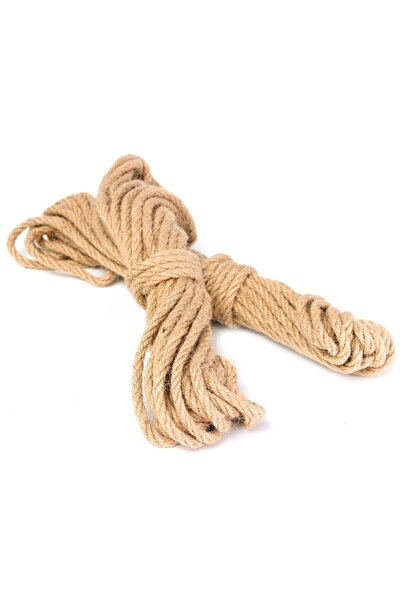 EBA Snur decorativ din jută 6 mm 25 metri Snur din jută Snur din paie Snur din jută