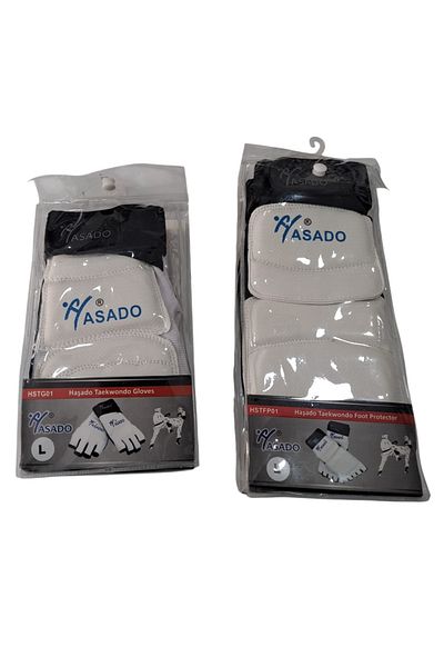 HAŞADO Hashado Taekwondo Foot Protection + Gloves Hand Top Protector Sparring