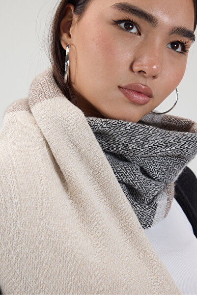 Addax Color Block Shawl Shawl2039-D2