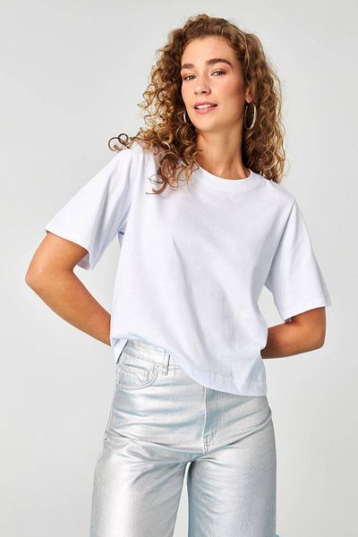Addax T-shirt Crew Neck Basic P1002-e8