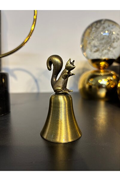 Mercan Tasarım Atölyesi SİNCAPLI ÇAN MUM SÖNDÜRÜCÜ-BRONZ (ANTİK)