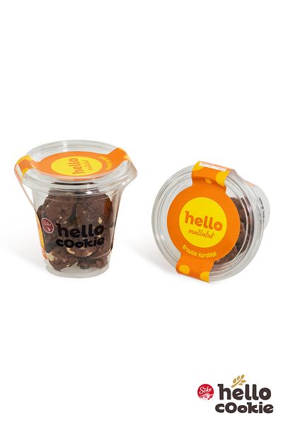 Söke Hello Cookie Brownie Cookies 80Gr Glass 24X80Gr Advantageous Package