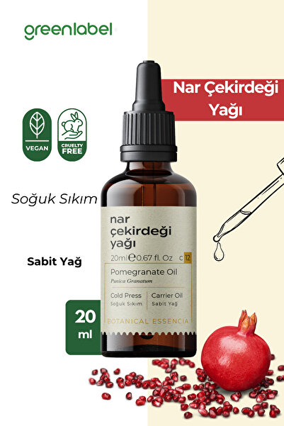 Greenlabel Nar Çekirdeği Yağı Soğuk Sıkım %100 Doğal Ve Saf