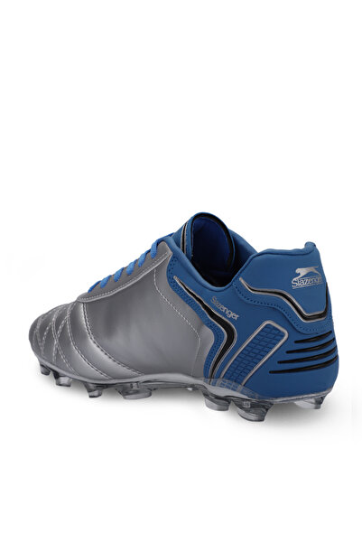 Slazenger Hugo Kr Erkek Çocuk Futbol Ayakkabı Gri / Mavi