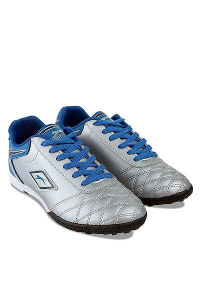 Slazenger Ανδρικά παπούτσια ποδοσφαίρου ποδοσφαίρου Hugo Astroturf Γκρι / Μπλε