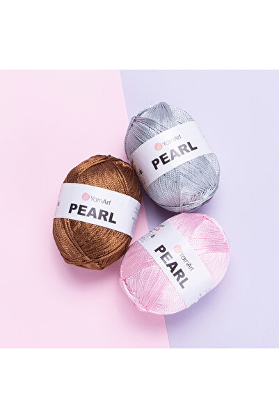 Yarnart Πέρλα - Γυαλιστερό Χειροποίητο Νήμα Ροζ-220