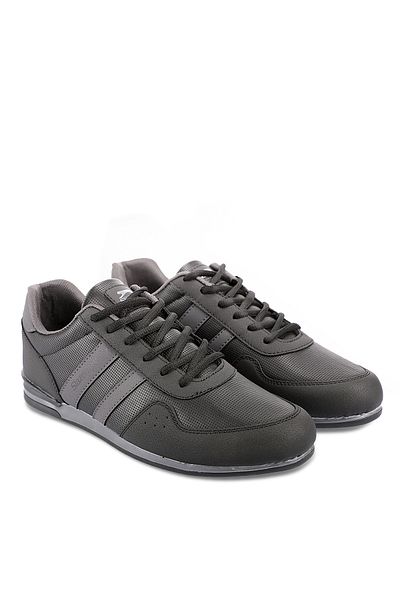 Slazenger Omega Large Size Sneaker Men's Shoes Black / Black