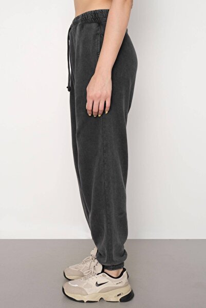 Addax Yüksek Bel Paçası Lastikli Eşofman Eşf10117-g7