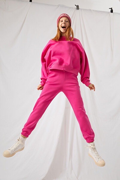 gothamvibes Γυναικείο Jogger Fuchsia Φούτερ