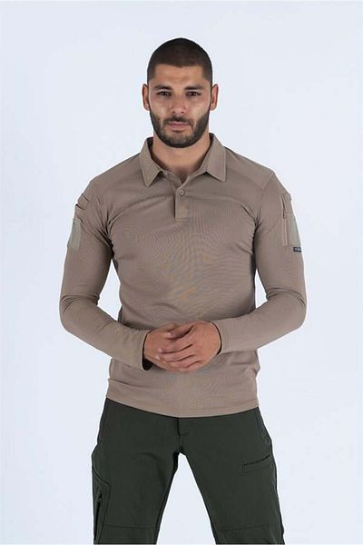 Combat Tactical Lacost Polo Tactical T-Shirt - Shirt Collar, 802 U.Sleeve, Pique - Outdoor