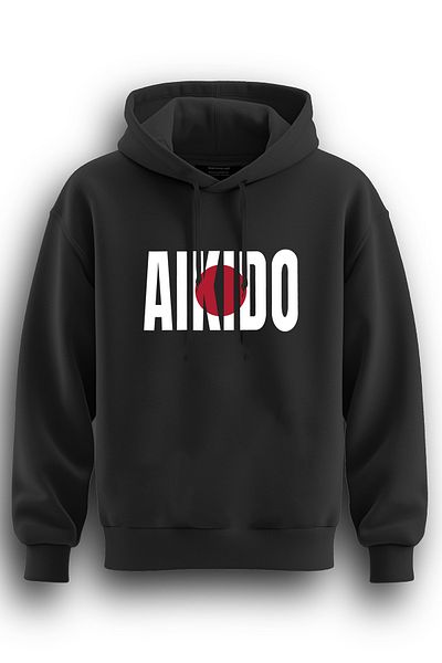 TOP GLORY Айкидо суичър с качулка - 3 нишки, AIKIDO4001