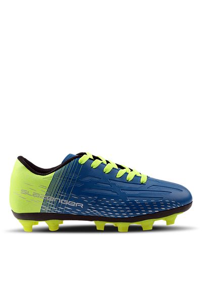 Slazenger Score Kr Football Ανδρικά παπούτσια Astroturf Field Μπλε / Κίτρινο