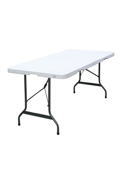 Living Accents 5 Feet Portable and Durable Plastic Molded Folding Table