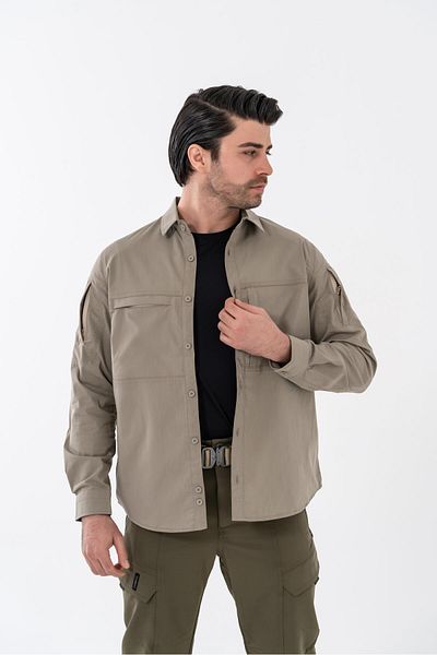 Combat Tactical Πουκάμισο Outdoor Tactical Swat - Προστασία με φερμουάρ και τσέπες, 420