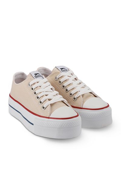 Slazenger Super I Beige Women's Sneaker Shoes