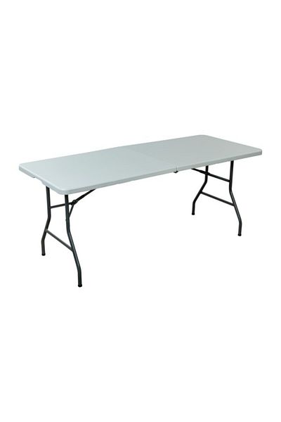 Living Accents 5 Feet Portable and Durable Plastic Molded Folding Table
