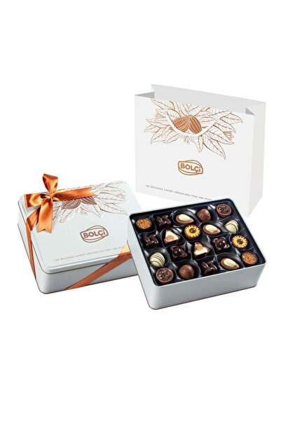 Bolçi Teneke Kutu Beyaz Hediye Spesiyal Çikolata 500g