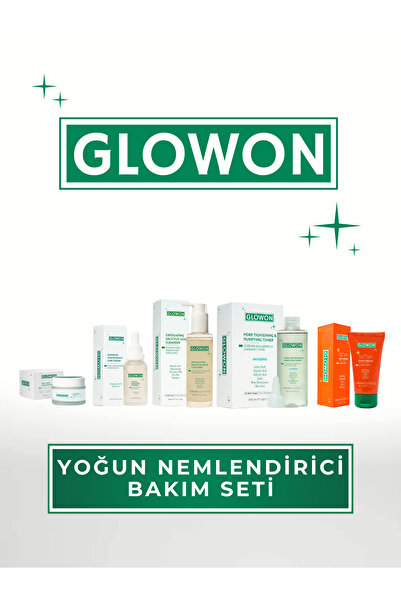 GLOWON Hyaluronik Asitli Nemlendirici 5'li Cilt Bakım Seti