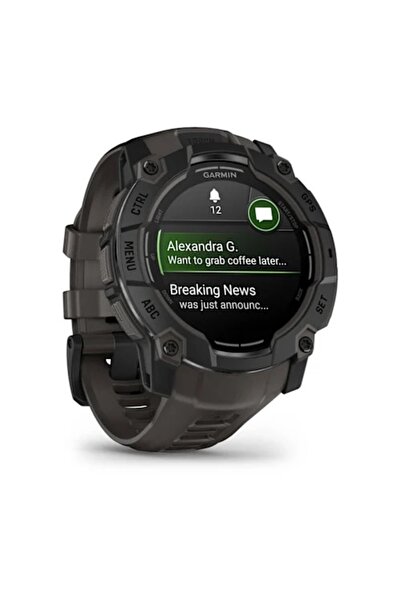 Garmin Instinct 3 – 50 mm AMOLED Kömür Siyahı