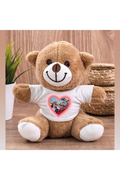 FARB MEDİA KİŞİYE ÖZEL KALPLİ FOTOĞRAF BASKILI  SEVGİLİLER GÜNÜ TEMALI PELÜŞ ...