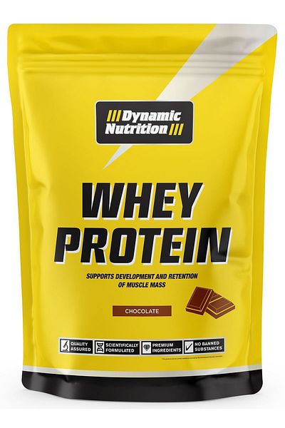 Dynamic Nutrition Whey Protein Powder - 420 g - Chocolate Flavor - 14 Serve - 24 g High Protein