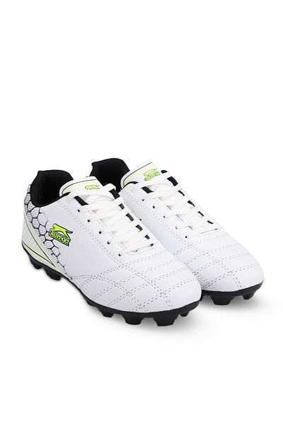 Slazenger Pantofi Fotbal Băieți Danger I Krp Alb / Verde
